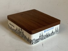 alte Deckeldose mit Nürnberg Motiv von Staedtler Stifte Werbung Sammler Dose