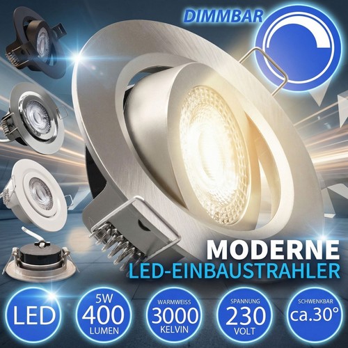 Led einbaustrahler dimmbar - einbaustrahler,