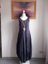 Rundholz Ballonkleid blau M