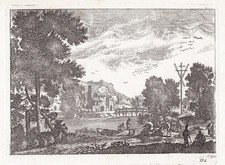 river landscape boat paysage