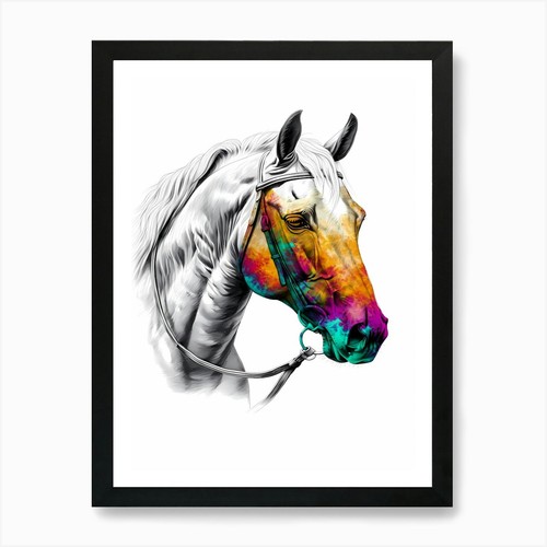 Pferd wild tribal illustration - pferd,