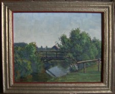 ::SUMMER RIVER LANDSCAPE WITH