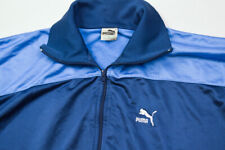 Puma Trainings Jacke Vintage Sport Track Top Jumper Jacket 70s 80er Blau 6 ca. M