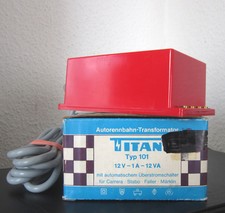 TITAN Typ 101 Autorennbahn-Transformator Trafo Carrera Faller Märklin Stabo OVP