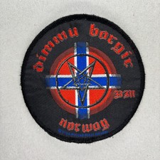Dimmu Borgir Norway Patch Official 2004 Woven Black Metal Merchandise