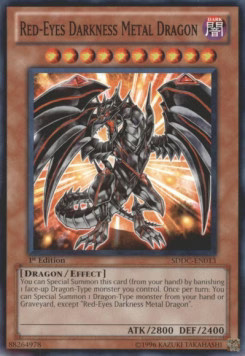 Yugioh red eyes - yugioh, darkness