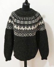 Icewear Island Norweger Strick Pullover Grösse S Damen Wolle Handarbeit S411