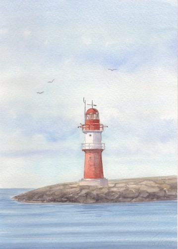 Original aquarell - original,