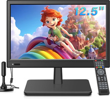 Compact 12.5" Portable TV for