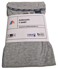 ALDI T-Shirt Limited Edition 5.0 Men grau Gr. L 52/54 Aldimania Baumwolle Werbe