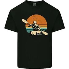 Kayak Kajak Kanufahren Wassersport Herren Baumwoll T-Shirt Tee Oberteil