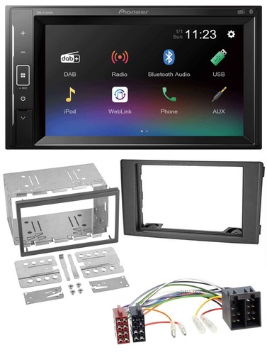 Pioneer dab mp3 2din - 2din, bluetooth