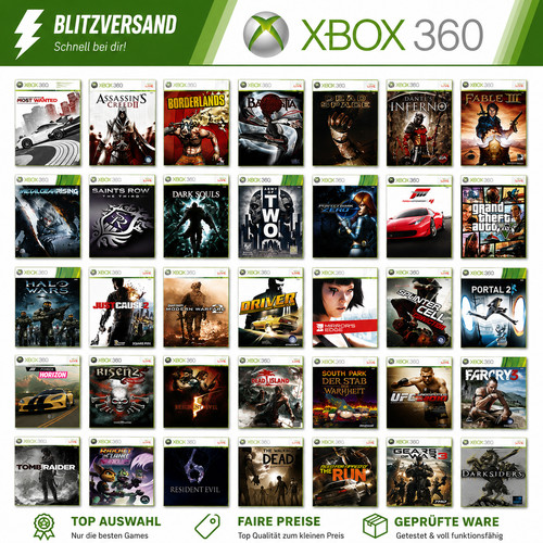 Xbox 360 spiele auswahl - xbox,