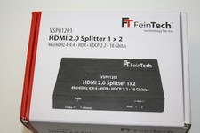 HDMI Splitter 1 in 2 out Verteiler für 2x TV 4K 60Hz Full-HD Downscaler