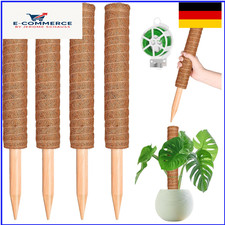 YAUNGEL Pflanzstab, 4 Stück 41CM Pflanzstäbe Kokos Moosstab für Monstera Pfla...