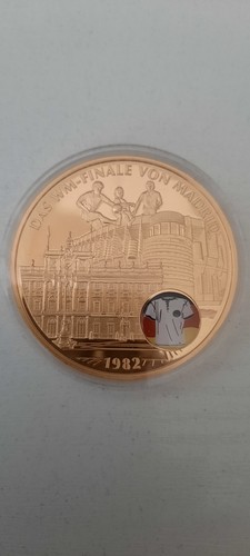 Medaille münze finale 1982 - wm-finale,
