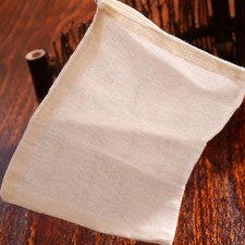  50 Cs Baumwollbeutel Mit Kordelzug Passierbeutel Teefiltertasche