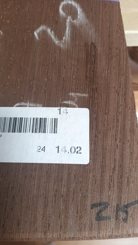 Wenge furnier edelholz 68 x - -,