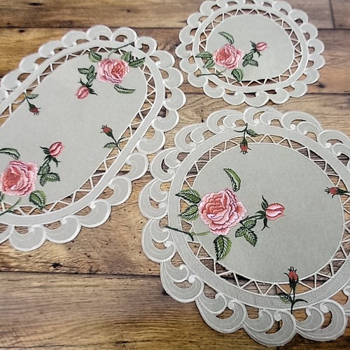 Rosen deckchen kleinteile - rosen,