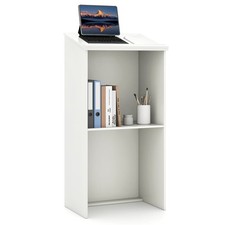Northix Stehpult Weiss mit
