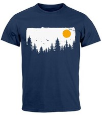 Herren T-Shirt Wald Bäume
