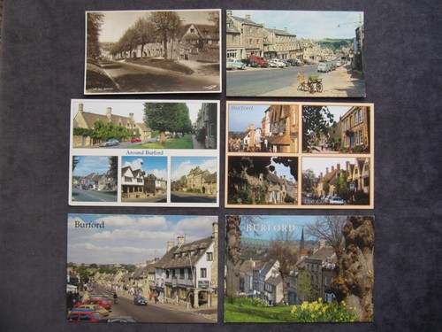 Postkarten von burford - 6,
