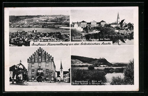 Hammelburg saale - ak, /saale