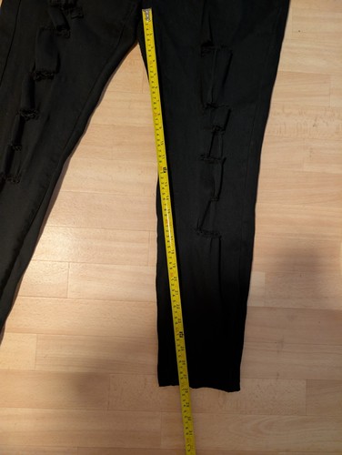 Schwarze jeans destroyed - schwarze,