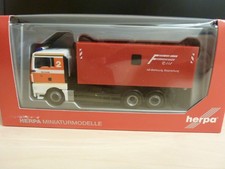 090148 Herpa MAN TGX XL Abrollcontainer Feuerwehr Hagen unbespielt in OVP