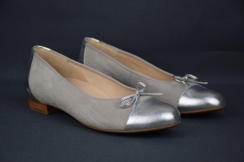 Women hogan heels grey leather - grey,