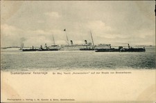 Ak Kaiserliche Yacht SMS