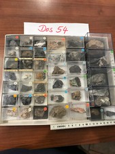 Kleine Sammlung mit Mineralien