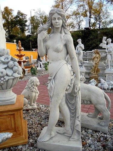 Steinfigur mata hari 125 - "mata, hari"