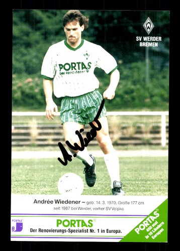 Autogrammkarten werder - 5,