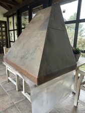 Kamin- Grill-Haube Kupfer