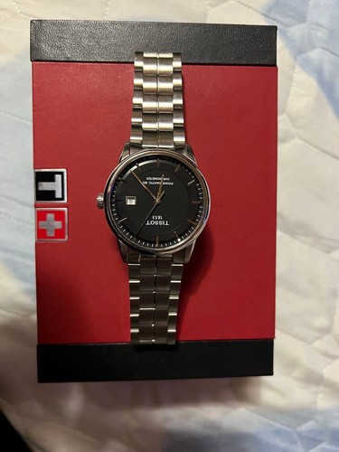 Tissot automatic black dial - black,