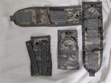 4x Original US MOLLE II M4 Double Magazintasche – ACU / UCP Tarnung