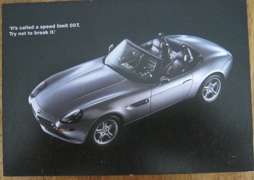 Bmw postkarte 2000ish - bmw, 2000ish.