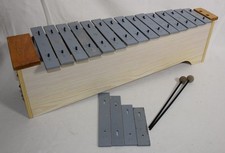 großes SONOR Metallophon chromatisch Halbtöne Tenor Alto Xylophon Glockenspiel