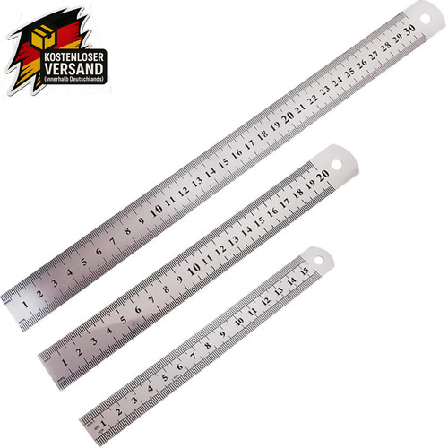 Metalllineal set 30 - metalllineal, 15/20/30