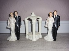 Brautpaar Braut Bräutigam Torbogen Figuren Hochzeitdekoration Tortendekoration