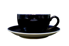 Kaffeetasse mit Unterteller Schönwald Dibbern Solid Color Marine dunkelblau