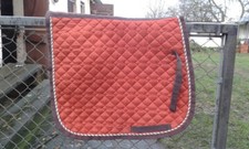 schabracke, Orange, Alcantara, anti rutsch