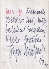 Inge meysel originalautogramm - ,
