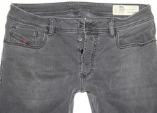 Diesel Herren Jeans Hose SLEENKER Slim Skinny Stretch W32 L34 grau 069EQ