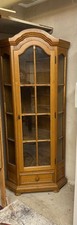 Eckvitrine EIche, schöner Schrank, gut erhalten  Eck Schrank
