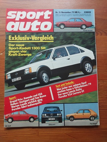 Sport auto 1979 opel ascona - auto,