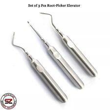 3er Set Wurzelheber Elevator, Root Picker Root elevator Dental Aufzüge