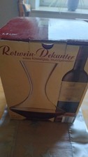 Rotwein Dekanter, edles Kristallglas, mundgeblasen, 1,5 Liter