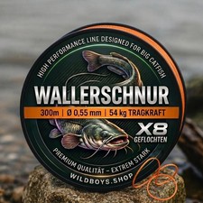 Wallerschnur Geflochten X8